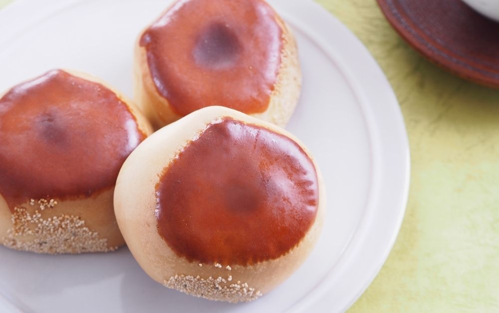 kuri manju autumn Japanese dessert