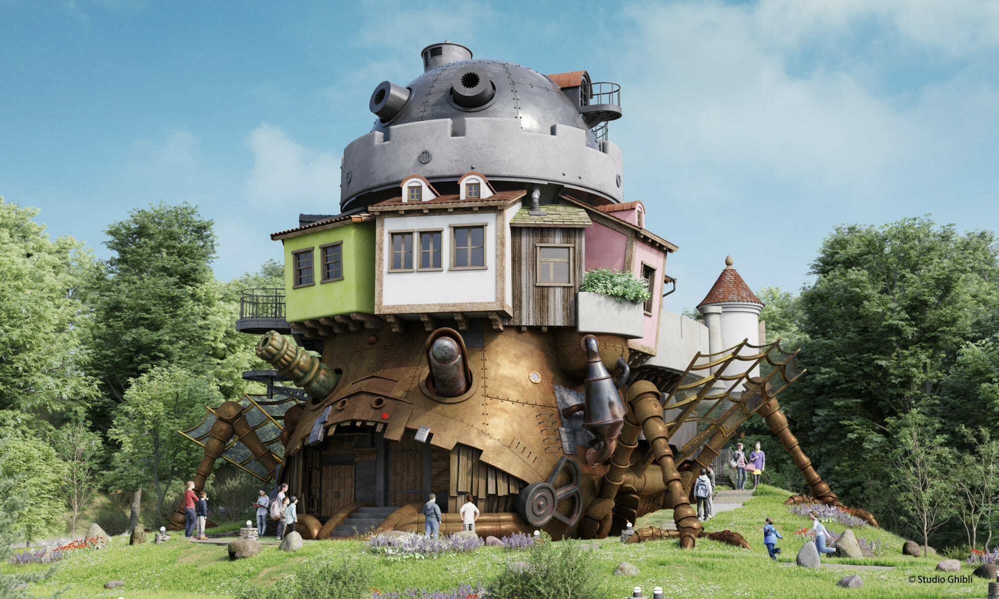 blog post image of the ghibli park by studio ghibli located in japan